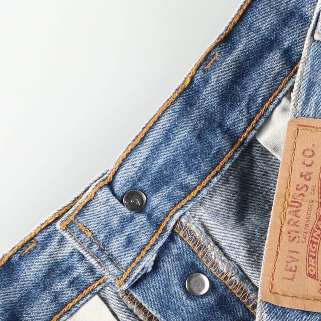 90'S Levi's 501-0000 Straight Denim Pants Made in USA Women's L (w28) Vintage cotton blue type Vintage Second Hand