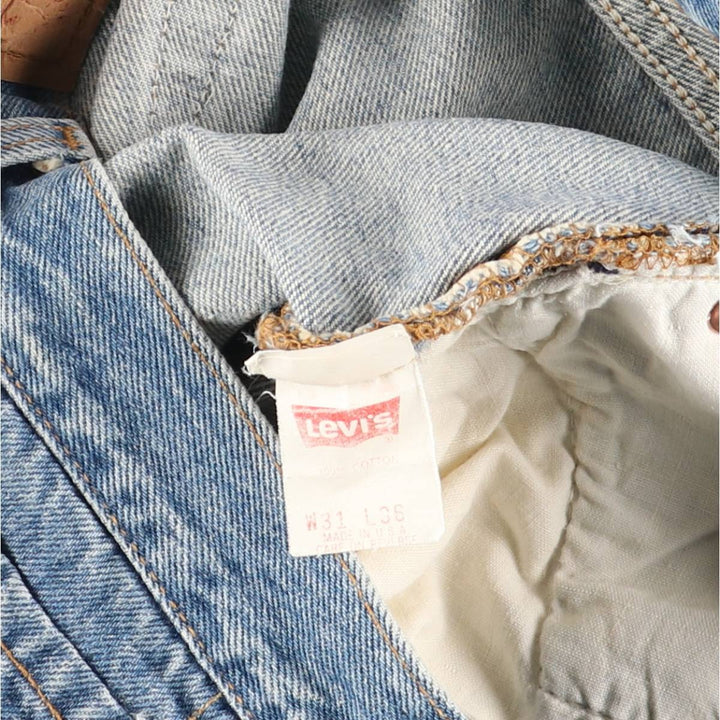 90'S Levi's 501-0000 Straight Denim Pants Made in USA Men's W29 Vintage cotton blue type Vintage Second Hand