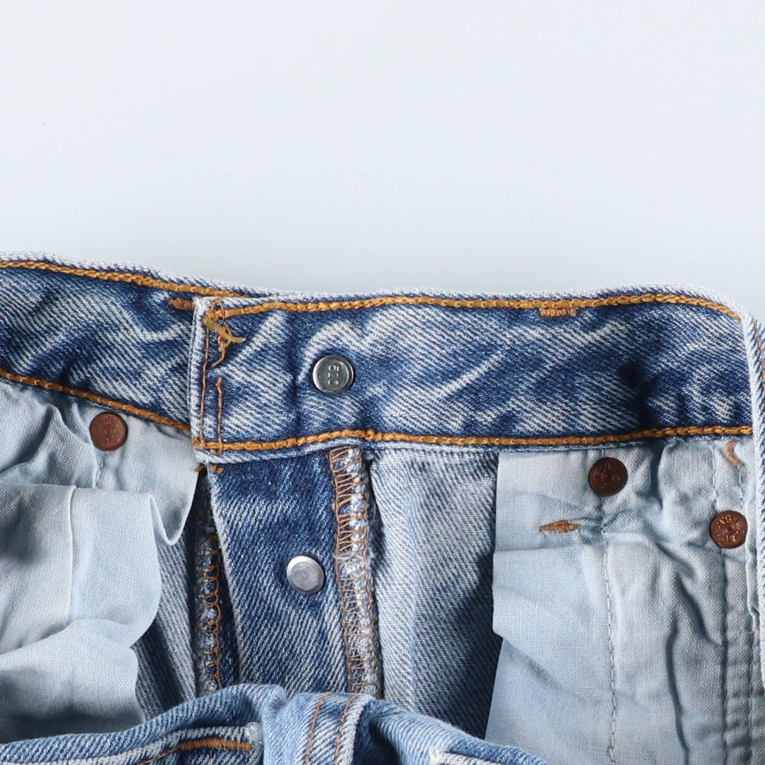 90'S Levi's 501-0193 Straight Denim Pants Made in USA Men's W30 Vintage cotton blue type Vintage Second Hand