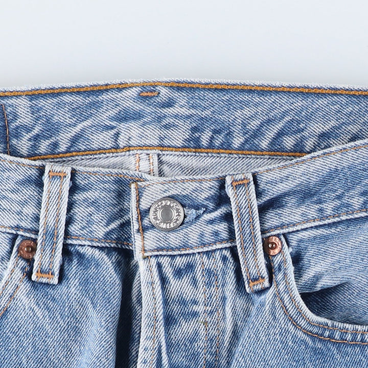 90'S Levi's 501-0193 Straight Denim Pants Made in USA Men's W30 Vintage cotton blue type Vintage Second Hand