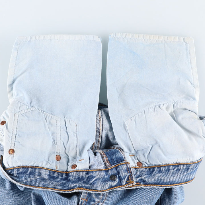 90'S Levi's 501-0193 Straight Denim Pants Made in USA Men's W30 Vintage cotton blue type Vintage Second Hand