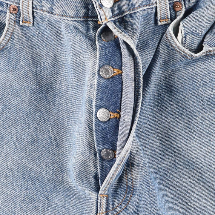 90'S Levi's 501-0191 Straight Denim Pants Made in USA Men's W35 Vintage cotton blue type Vintage Second Hand