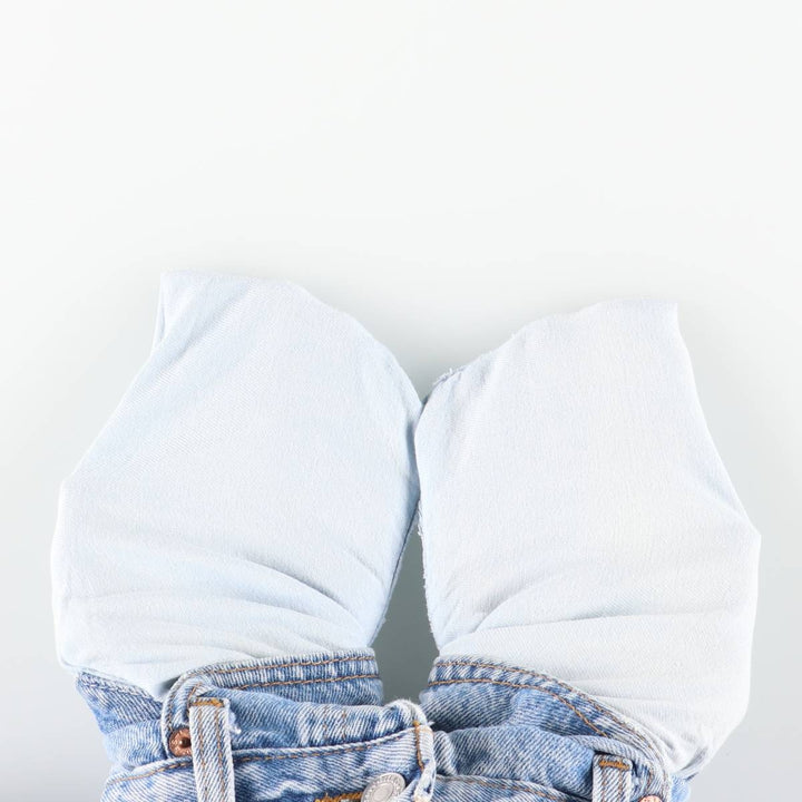 Vintage 90'S Levi's 501-0191 Straight Denim Pants, Made in USA, Women's Size L (W28) cotton blue type Vintage Second Hand