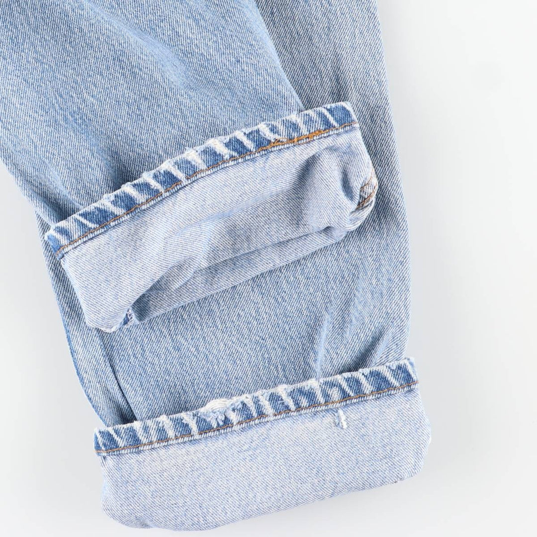 Vintage 90'S Levi's 501-0191 Straight Denim Pants, Made in USA, Women's Size L (W28) cotton blue type Vintage Second Hand