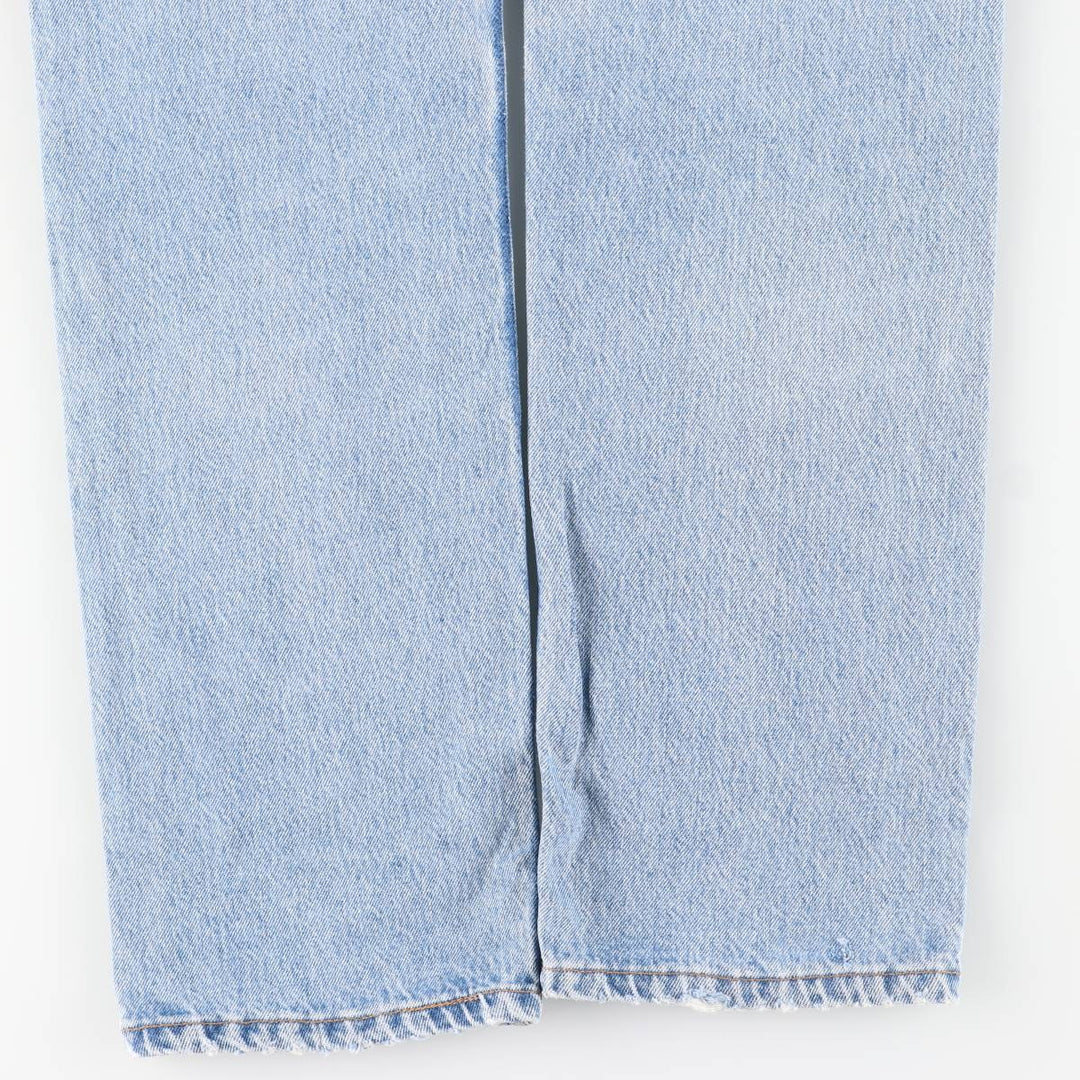 Vintage 90'S Levi's 501-0191 Straight Denim Pants, Made in USA, Women's Size L (W28) cotton blue type Vintage Second Hand