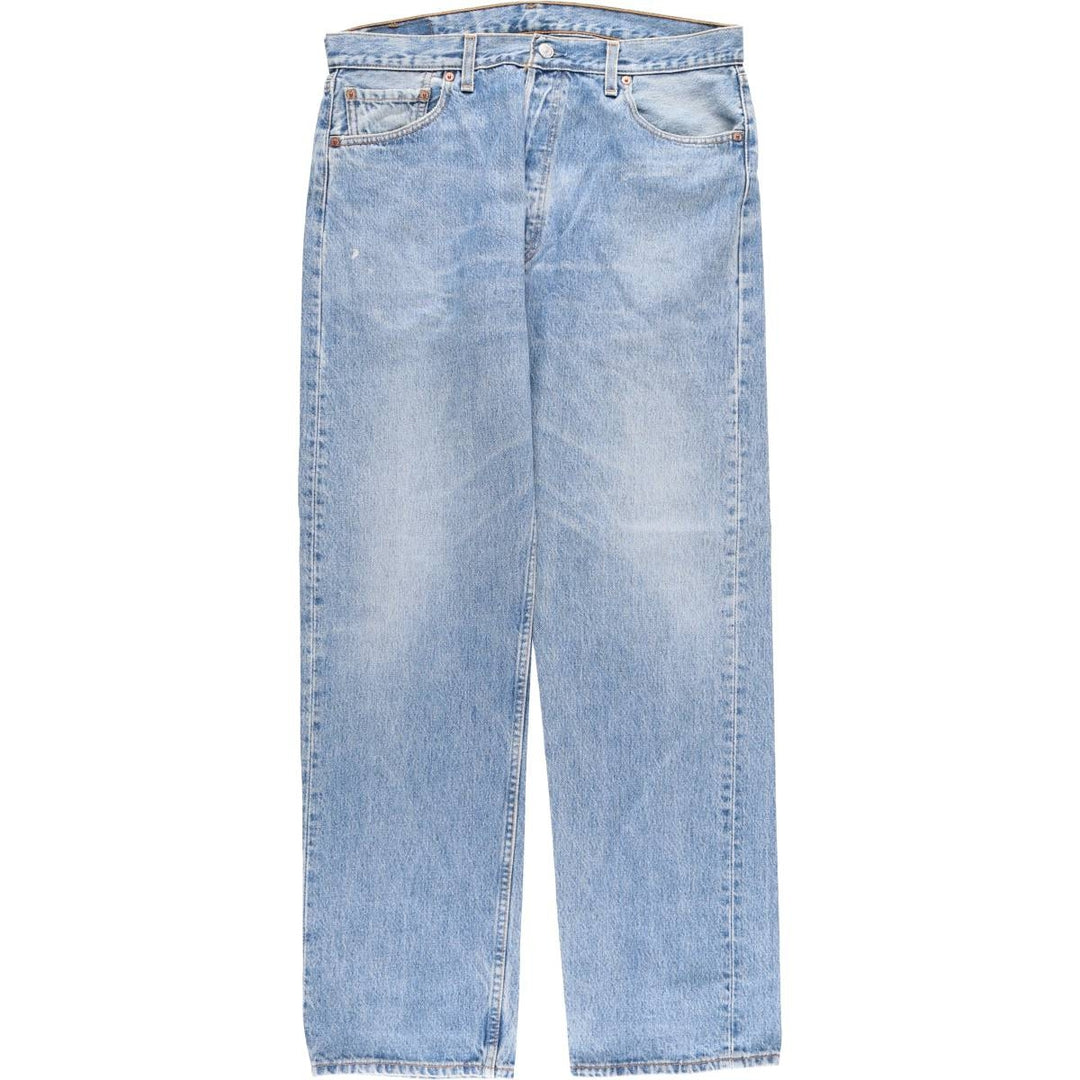 90'S Levi's 501-0193 Straight Denim Pants, Made in USA, Men's, Size 35, Vintage cotton blue type Vintage Second Hand