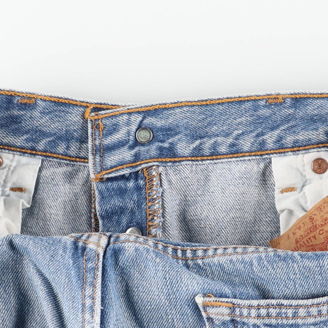 90'S Levi's 501-0193 Straight Denim Pants, Made in USA, Men's, Size 35, Vintage cotton blue type Vintage Second Hand