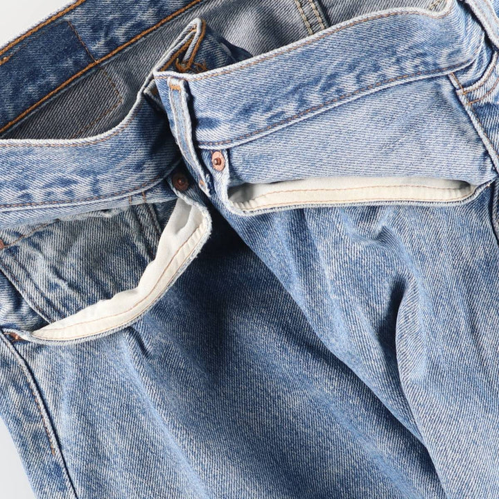 90'S Levi's 501-0193 Straight Denim Pants, Made in USA, Men's, Size 35, Vintage cotton blue type Vintage Second Hand