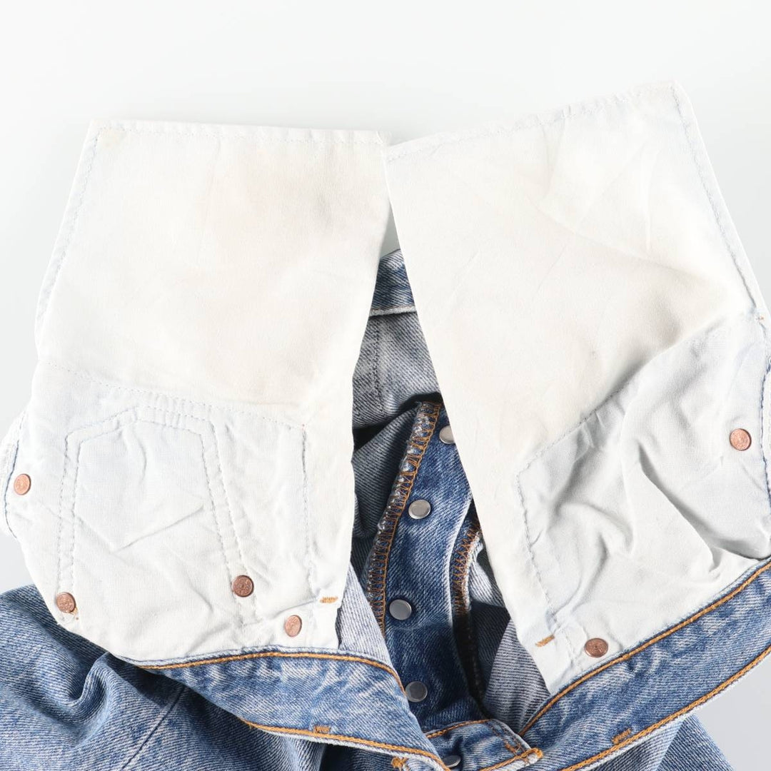 90'S Levi's 501-0193 Straight Denim Pants, Made in USA, Men's, Size 35, Vintage cotton blue type Vintage Second Hand