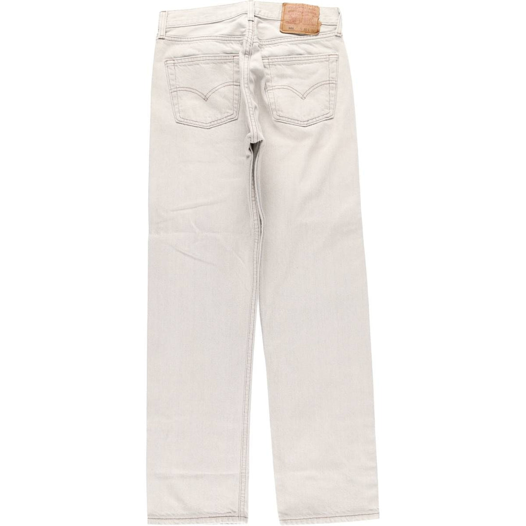 Vintage Levi's 501-0648 Straight Denim Pants, Made in USA, Women's Size L (W28) cotton gray type Vintage Second Hand