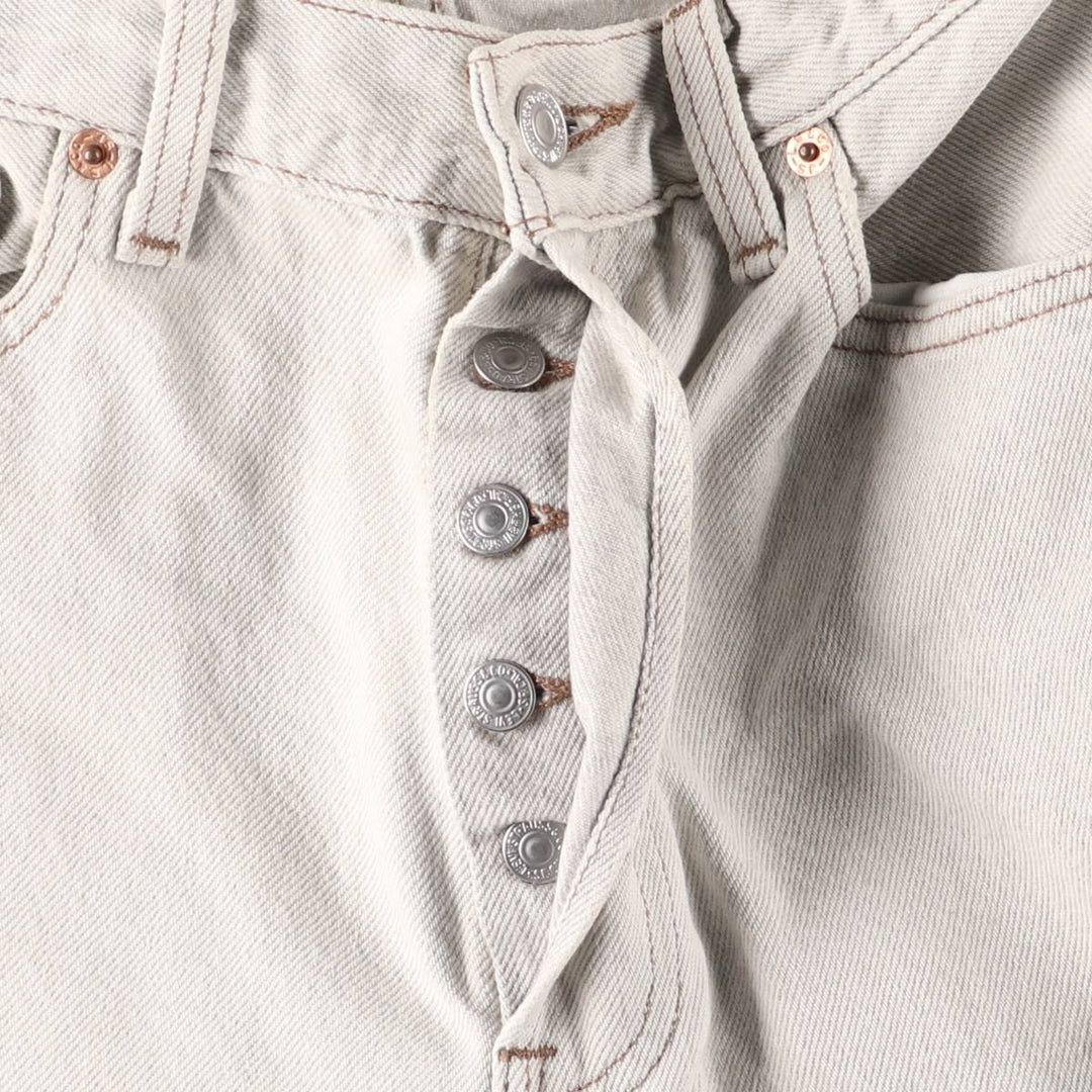 Vintage Levi's 501-0648 Straight Denim Pants, Made in USA, Women's Size L (W28) cotton gray type Vintage Second Hand