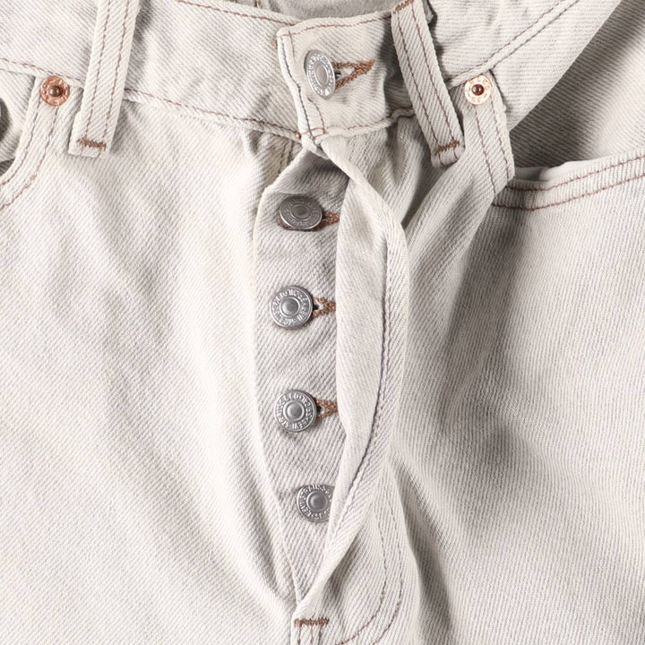 Vintage Levi's 501-0648 Straight Denim Pants, Made in USA, Women's Size L (W28) cotton gray type Vintage Second Hand