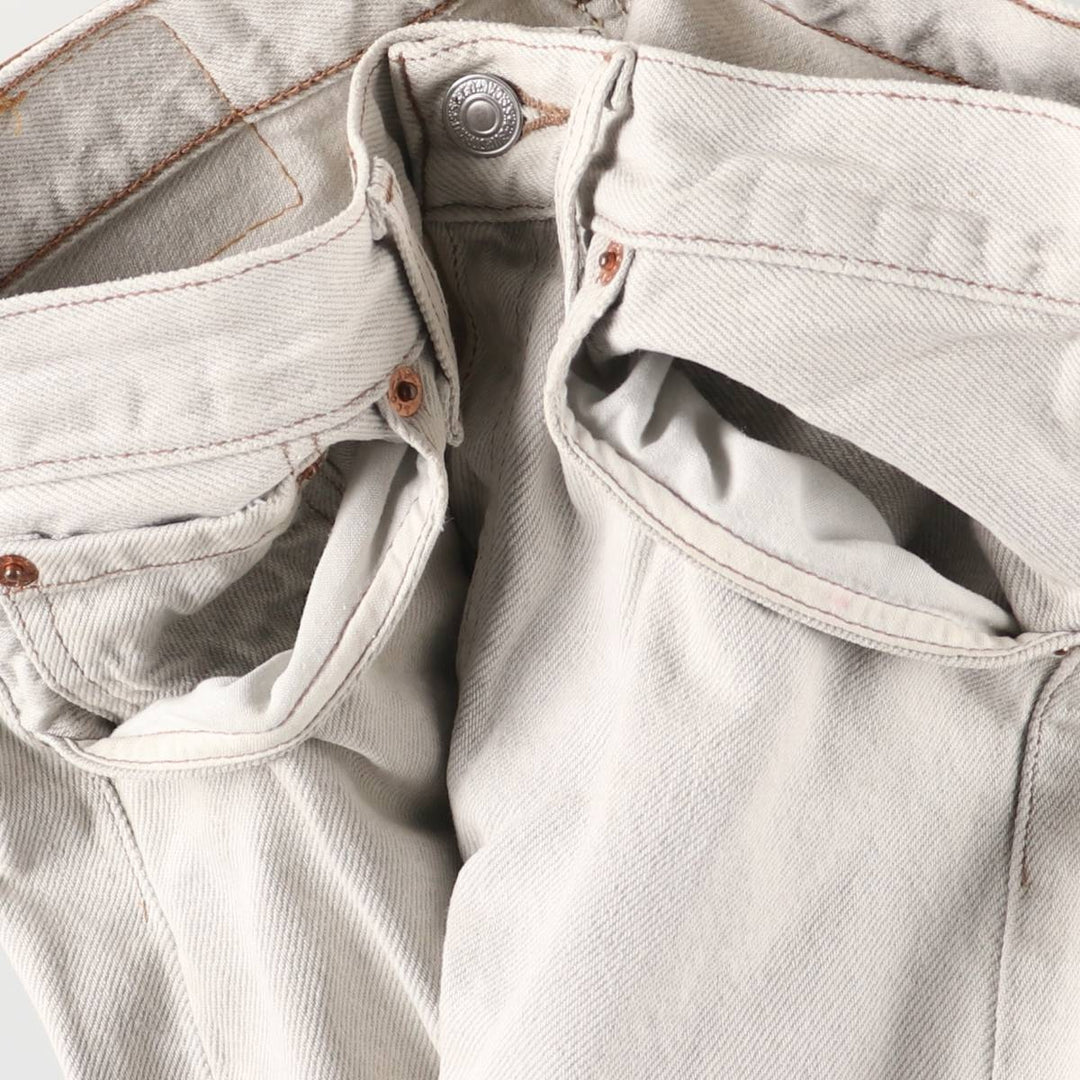 Vintage Levi's 501-0648 Straight Denim Pants, Made in USA, Women's Size L (W28) cotton gray type Vintage Second Hand