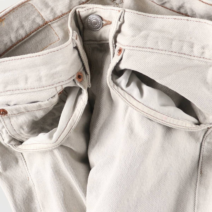 Vintage Levi's 501-0648 Straight Denim Pants, Made in USA, Women's Size L (W28) cotton gray type Vintage Second Hand