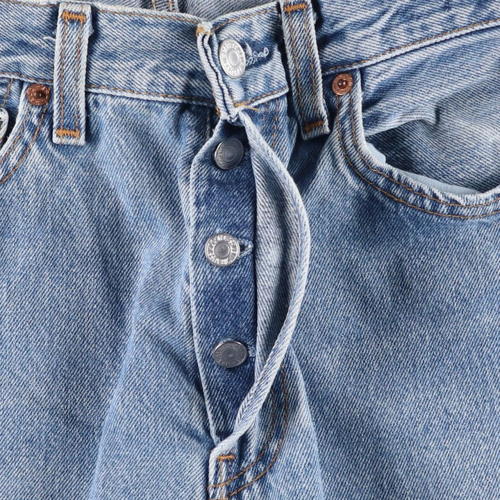 2000'S Levi's 501 Straight Denim Pants, Made in USA, Women's Size L (W27) cotton blue type Vintage Second Hand