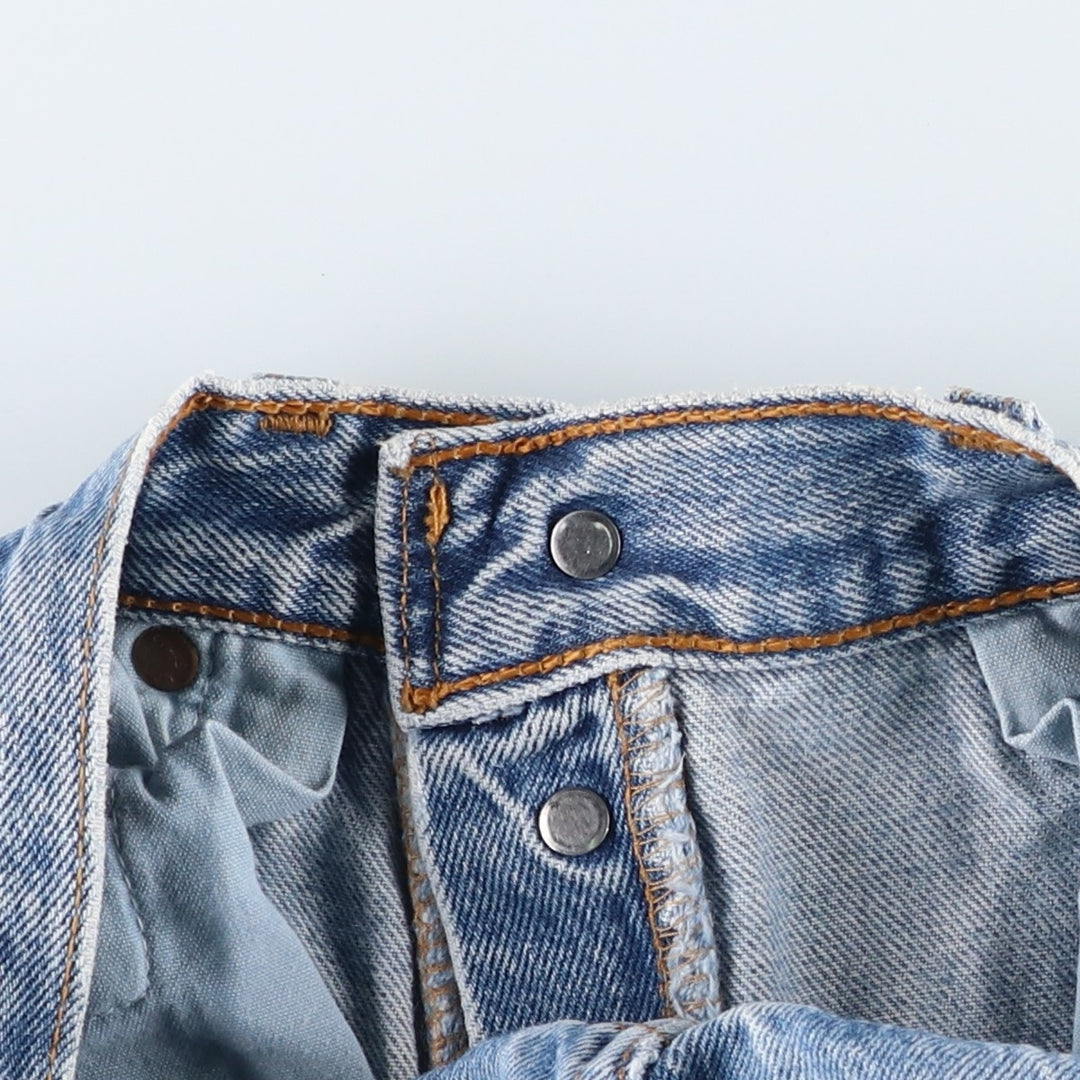 2000'S Levi's 501 Straight Denim Pants, Made in USA, Women's Size L (W27) cotton blue type Vintage Second Hand