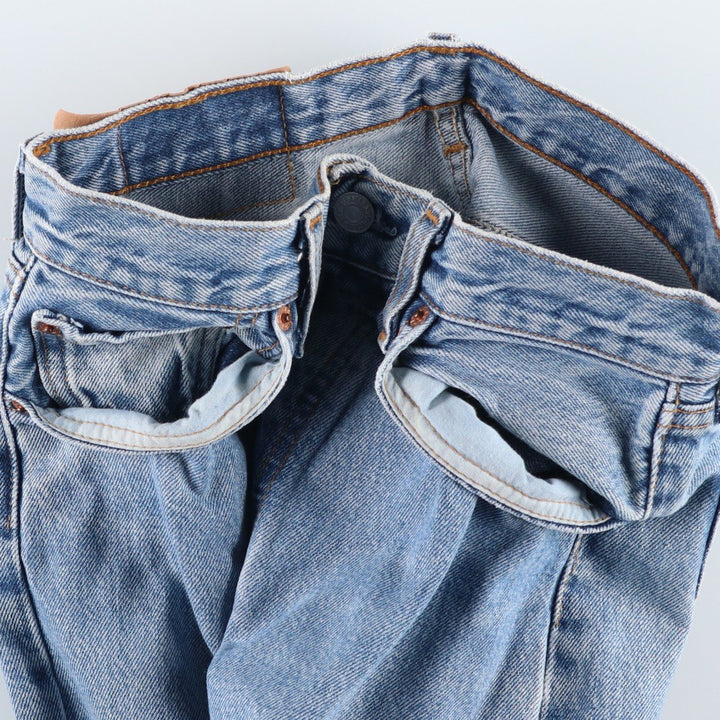 2000'S Levi's 501 Straight Denim Pants, Made in USA, Women's Size L (W27) cotton blue type Vintage Second Hand