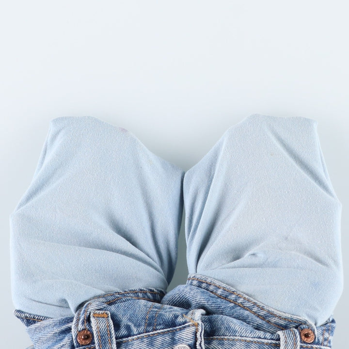 2000'S Levi's 501 Straight Denim Pants, Made in USA, Women's Size L (W27) cotton blue type Vintage Second Hand