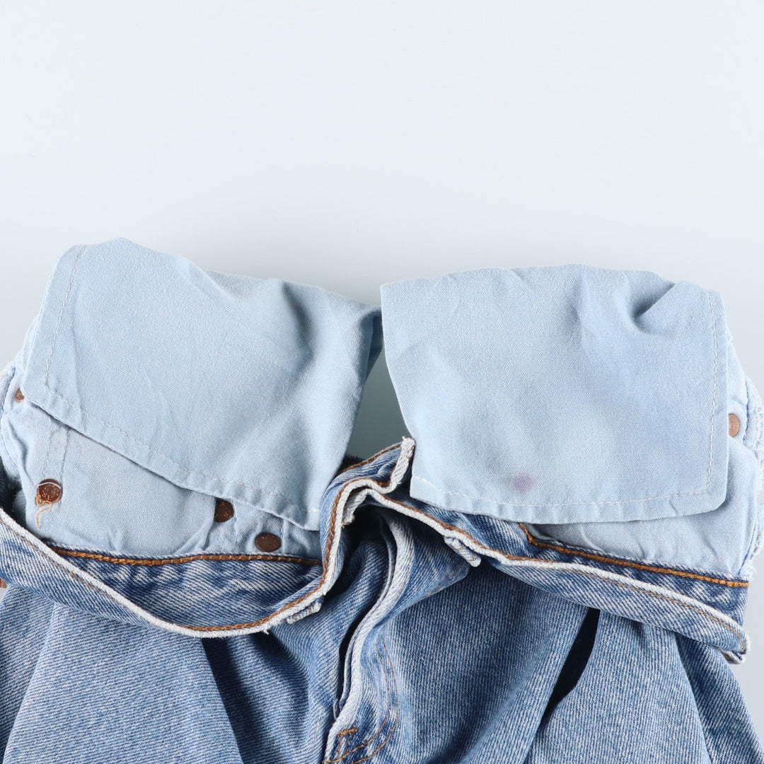 2000'S Levi's 501 Straight Denim Pants, Made in USA, Women's Size L (W27) cotton blue type Vintage Second Hand