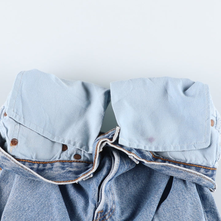 2000'S Levi's 501 Straight Denim Pants, Made in USA, Women's Size L (W27) cotton blue type Vintage Second Hand