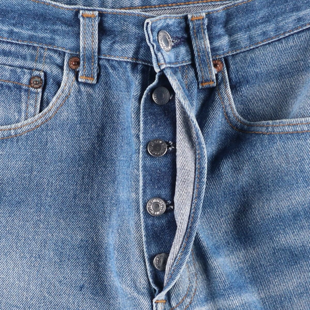 90'S Levi's 501-0115 Straight Denim Pants, Made in USA, Men's, W30, Vintage cotton blue type Vintage Second Hand