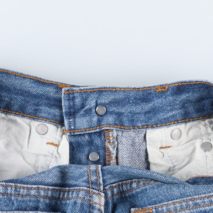 90'S Levi's 501-0115 Straight Denim Pants, Made in USA, Men's, W30, Vintage cotton blue type Vintage Second Hand