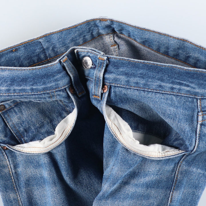 90'S Levi's 501-0115 Straight Denim Pants, Made in USA, Men's, W30, Vintage cotton blue type Vintage Second Hand