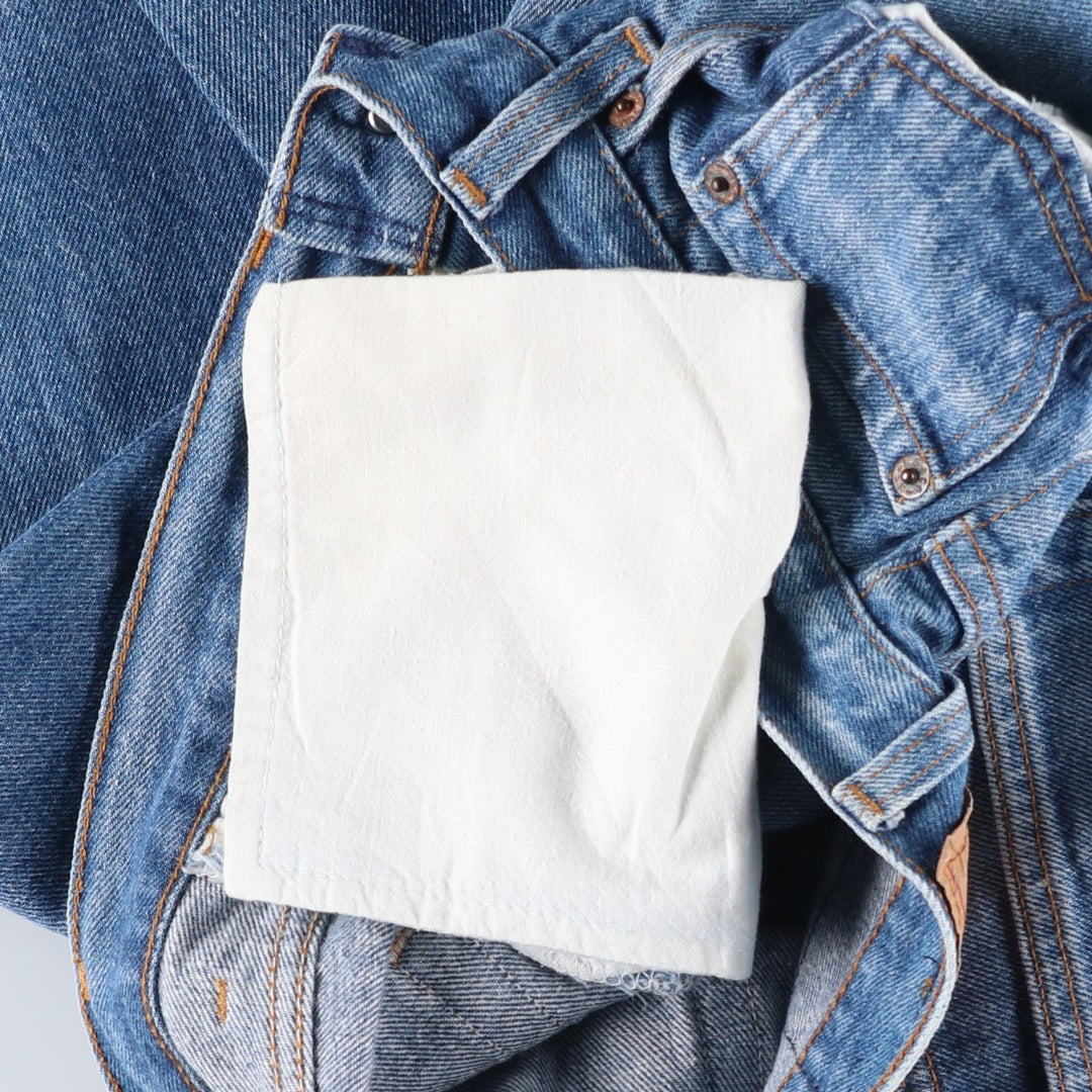 90'S Levi's 501-0115 Straight Denim Pants, Made in USA, Men's, W30, Vintage cotton blue type Vintage Second Hand