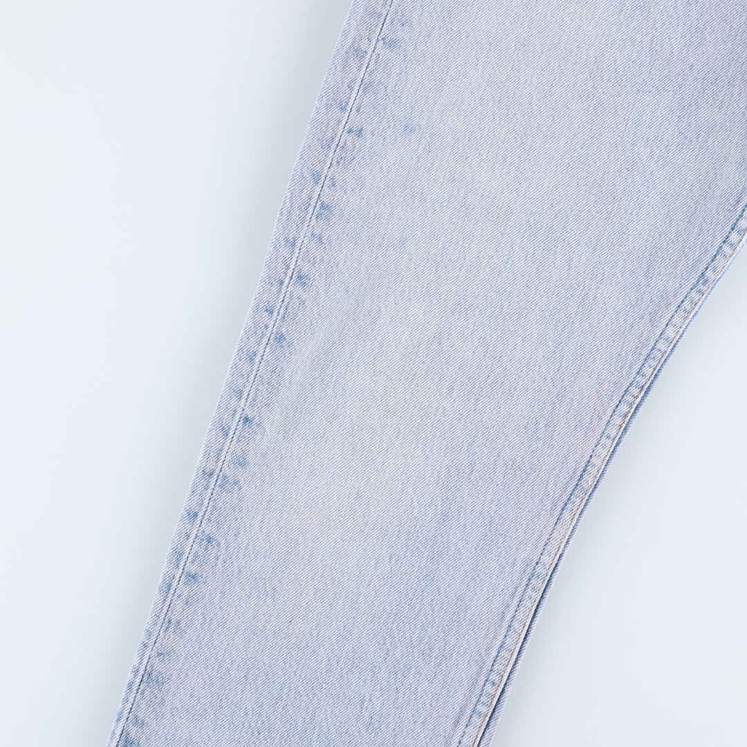 90'S Levi's 6501-0193 Straight Denim Pants Made in USA Women's L (w27) Vintage cotton blue type Vintage Second Hand