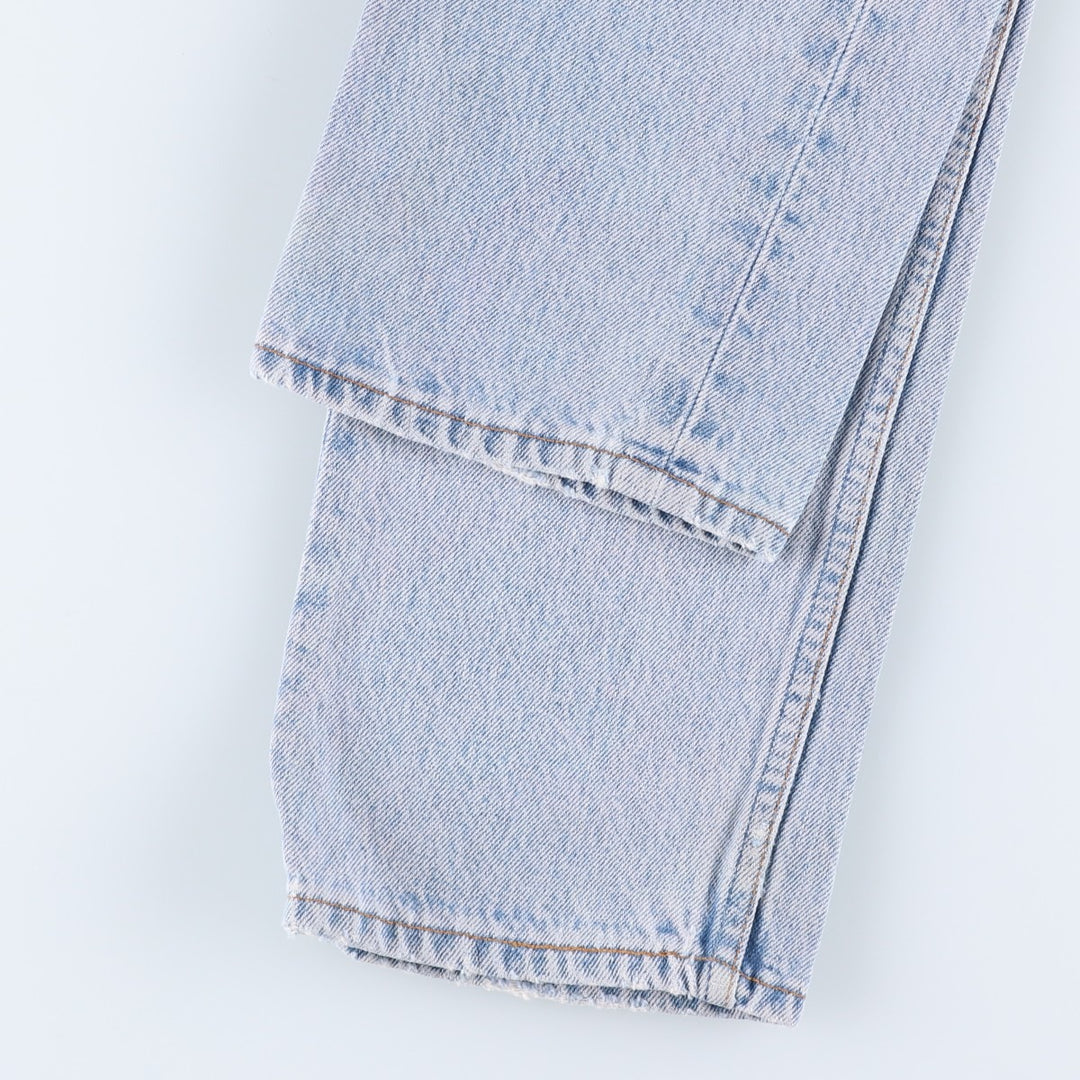 90'S Levi's 6501-0193 Straight Denim Pants Made in USA Women's L (w27) Vintage cotton blue type Vintage Second Hand