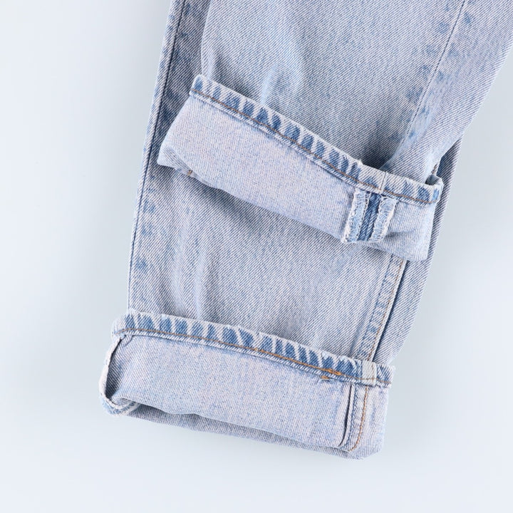 90'S Levi's 6501-0193 Straight Denim Pants Made in USA Women's L (w27) Vintage cotton blue type Vintage Second Hand
