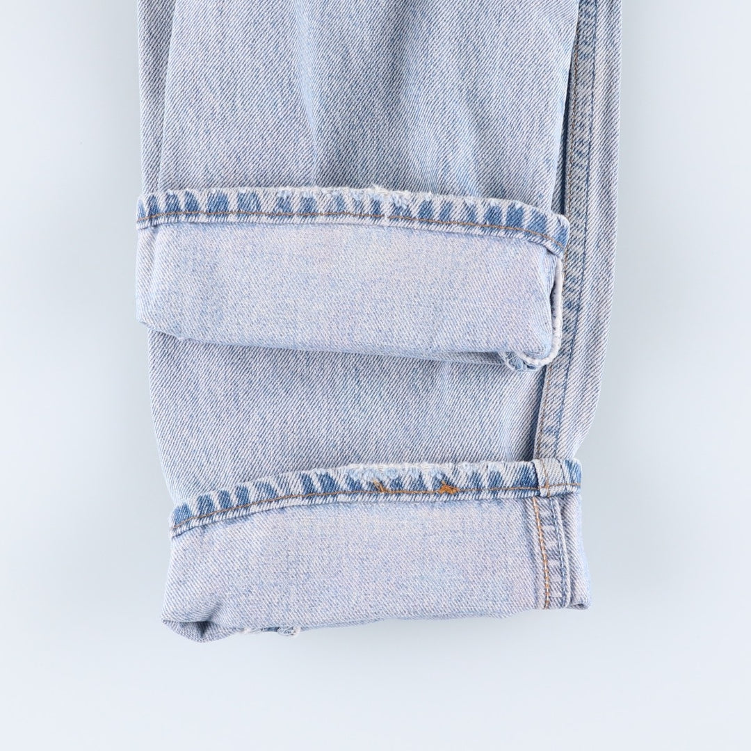 90'S Levi's 6501-0193 Straight Denim Pants Made in USA Women's L (w27) Vintage cotton blue type Vintage Second Hand