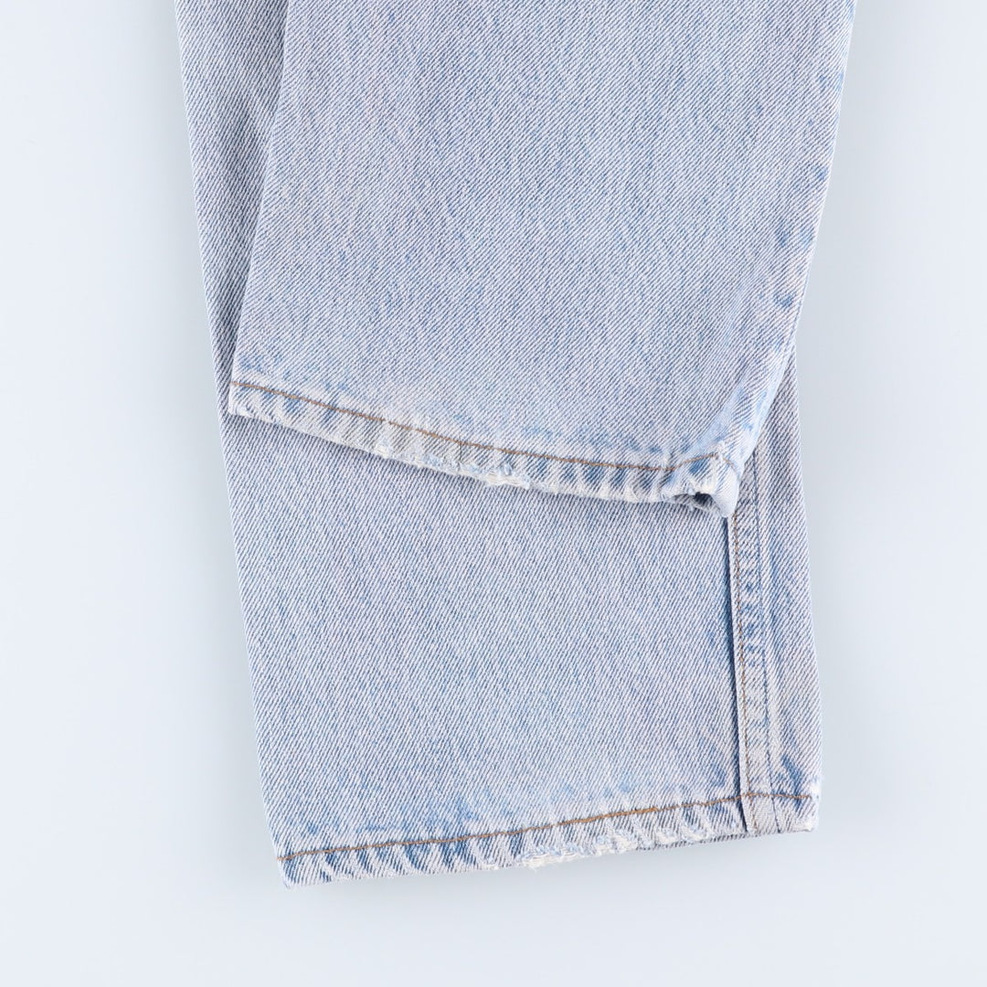 90'S Levi's 6501-0193 Straight Denim Pants Made in USA Women's L (w27) Vintage cotton blue type Vintage Second Hand