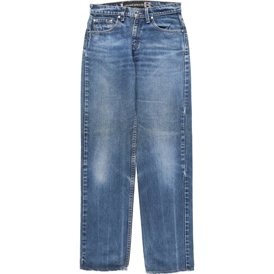 90'S Levi's Silver Tab Relaxed Guy's Fit Straight Denim Pants, Made in USA, Women's Size L (W29), Vintage cotton blue type Vintage Second Hand
