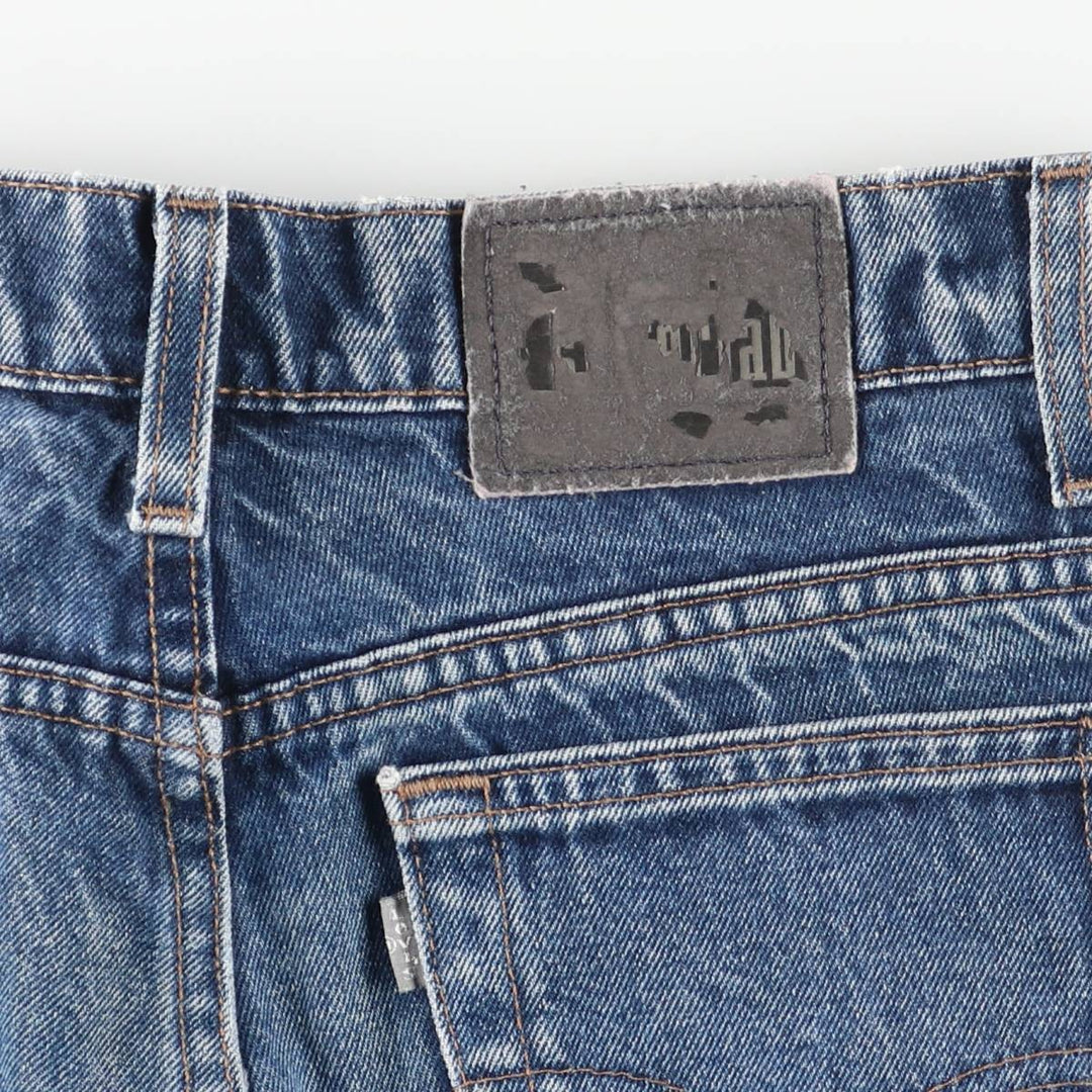 90'S Levi's Silver Tab Relaxed Guy's Fit Straight Denim Pants, Made in USA, Women's Size L (W29), Vintage cotton blue type Vintage Second Hand