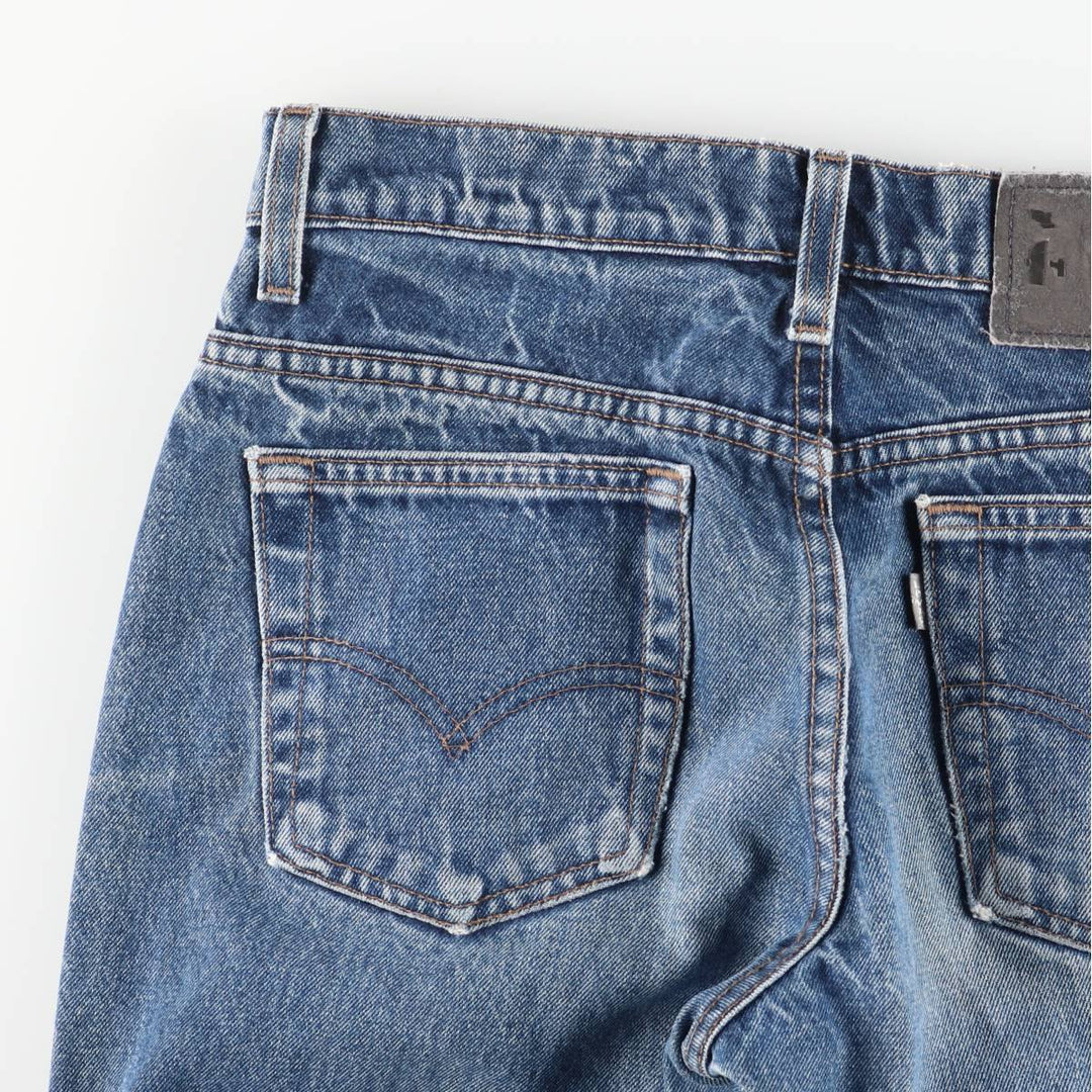 90'S Levi's Silver Tab Relaxed Guy's Fit Straight Denim Pants, Made in USA, Women's Size L (W29), Vintage cotton blue type Vintage Second Hand
