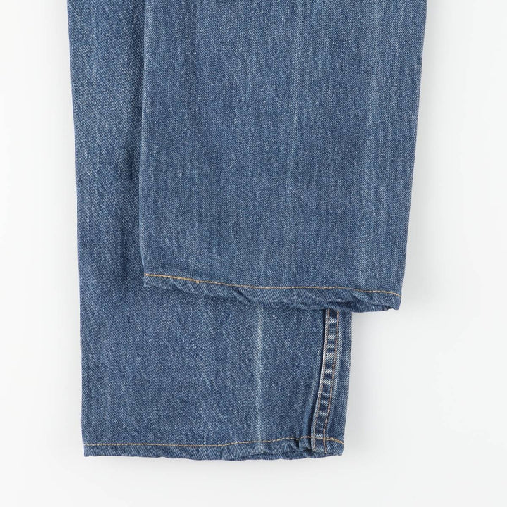 90'S Levi's Silver Tab Relaxed Guy's Fit Straight Denim Pants, Made in USA, Women's Size L (W29), Vintage cotton blue type Vintage Second Hand
