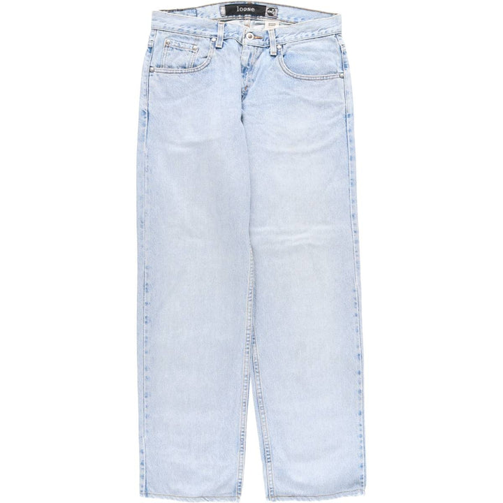 Vintage 90'S Levi's SILVER TAB loose straight-leg denim pants, women's size XL (w32). cotton blue type Vintage Second Hand