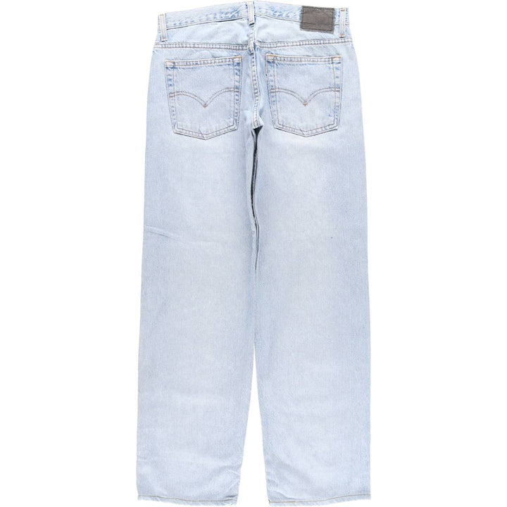 Vintage 90'S Levi's SILVER TAB loose straight-leg denim pants, women's size XL (w32). cotton blue type Vintage Second Hand