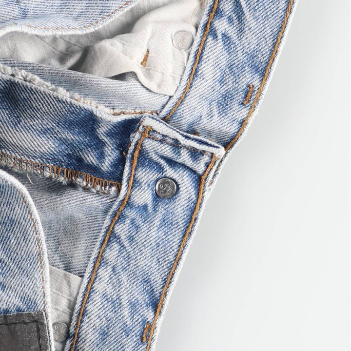Vintage 90'S Levi's SILVER TAB loose straight-leg denim pants, women's size XL (w32). cotton blue type Vintage Second Hand