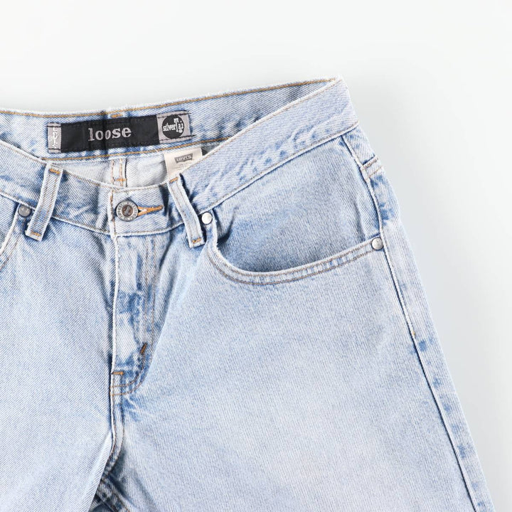 Vintage 90'S Levi's SILVER TAB loose straight-leg denim pants, women's size XL (w32). cotton blue type Vintage Second Hand