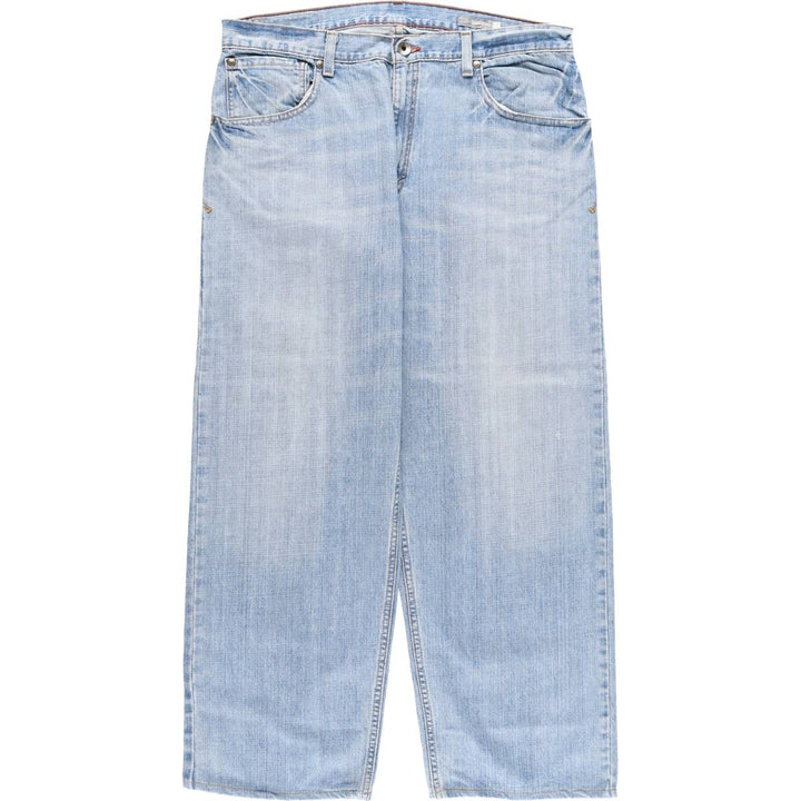 00'S Levi's SILVER TAB BAGGY tapered denim pants for men, size w37 cotton blue type Vintage Second Hand