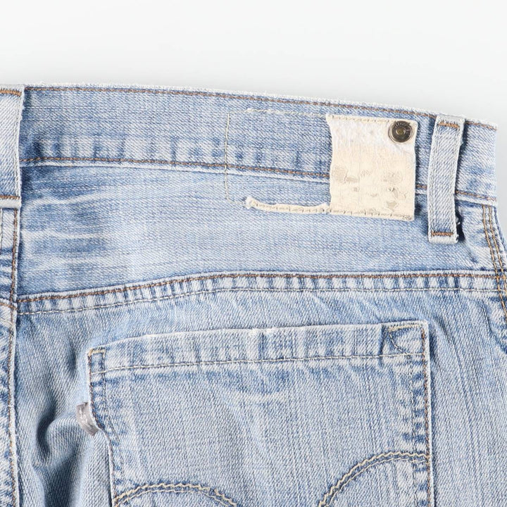 00'S Levi's SILVER TAB BAGGY tapered denim pants for men, size w37 cotton blue type Vintage Second Hand