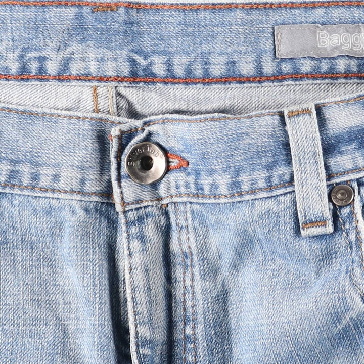 00'S Levi's SILVER TAB BAGGY tapered denim pants for men, size w37 cotton blue type Vintage Second Hand