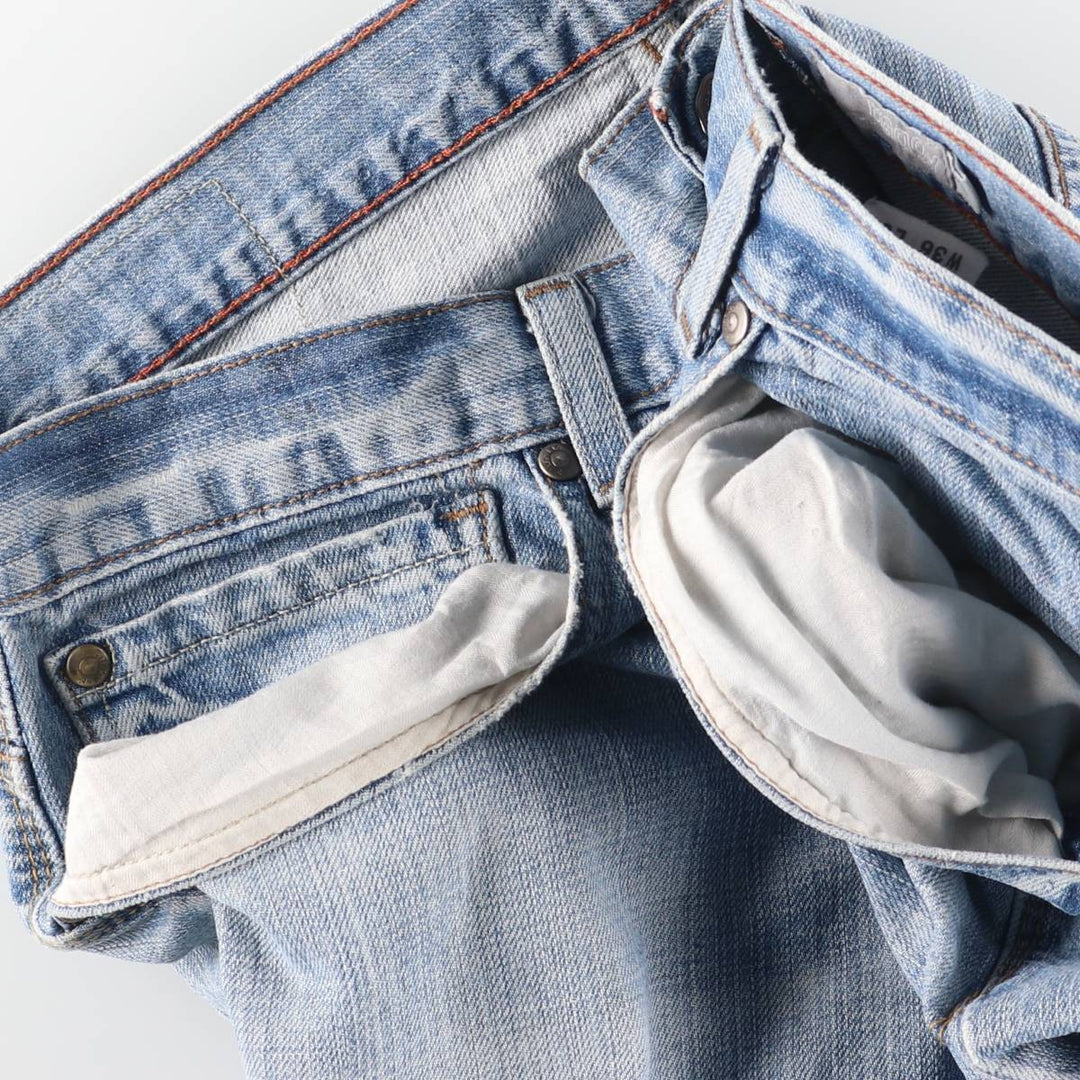 00'S Levi's SILVER TAB BAGGY tapered denim pants for men, size w37 cotton blue type Vintage Second Hand