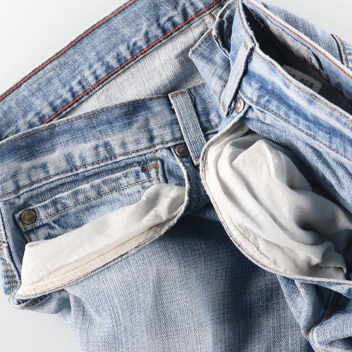 00'S Levi's SILVER TAB BAGGY tapered denim pants for men, size w37 cotton blue type Vintage Second Hand