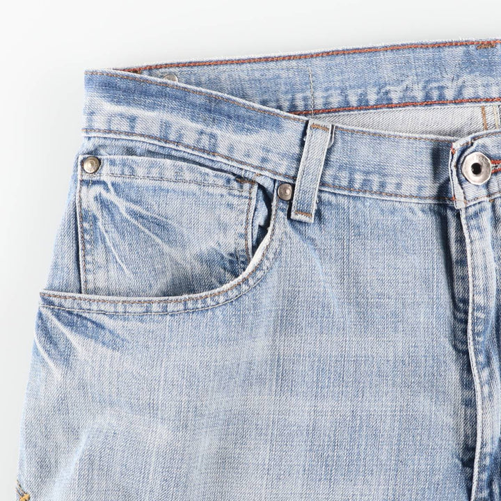 00'S Levi's SILVER TAB BAGGY tapered denim pants for men, size w37 cotton blue type Vintage Second Hand