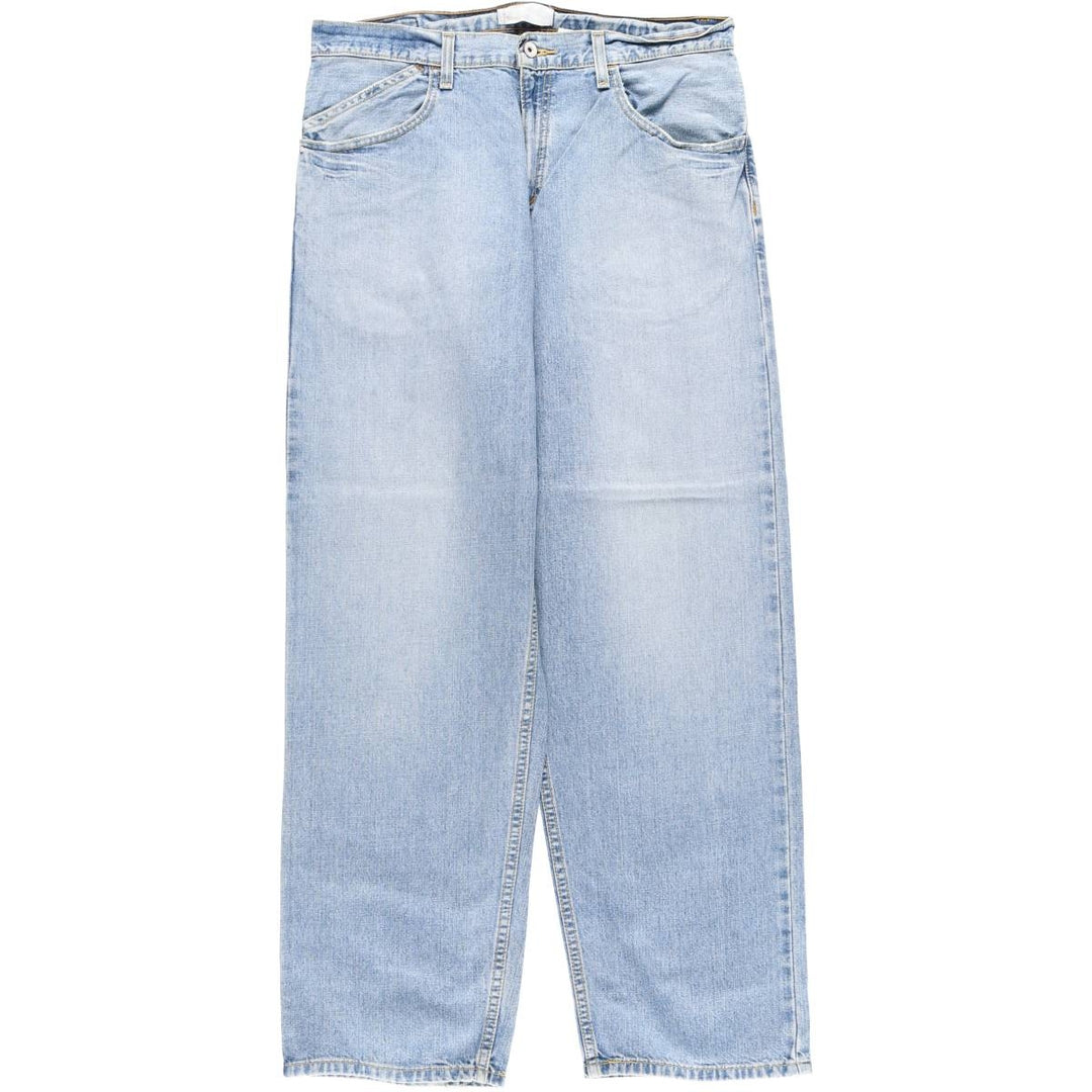 00'S Levi's SILVER TAB BAGGY tapered denim pants for men, size w34 cotton blue type Vintage Second Hand