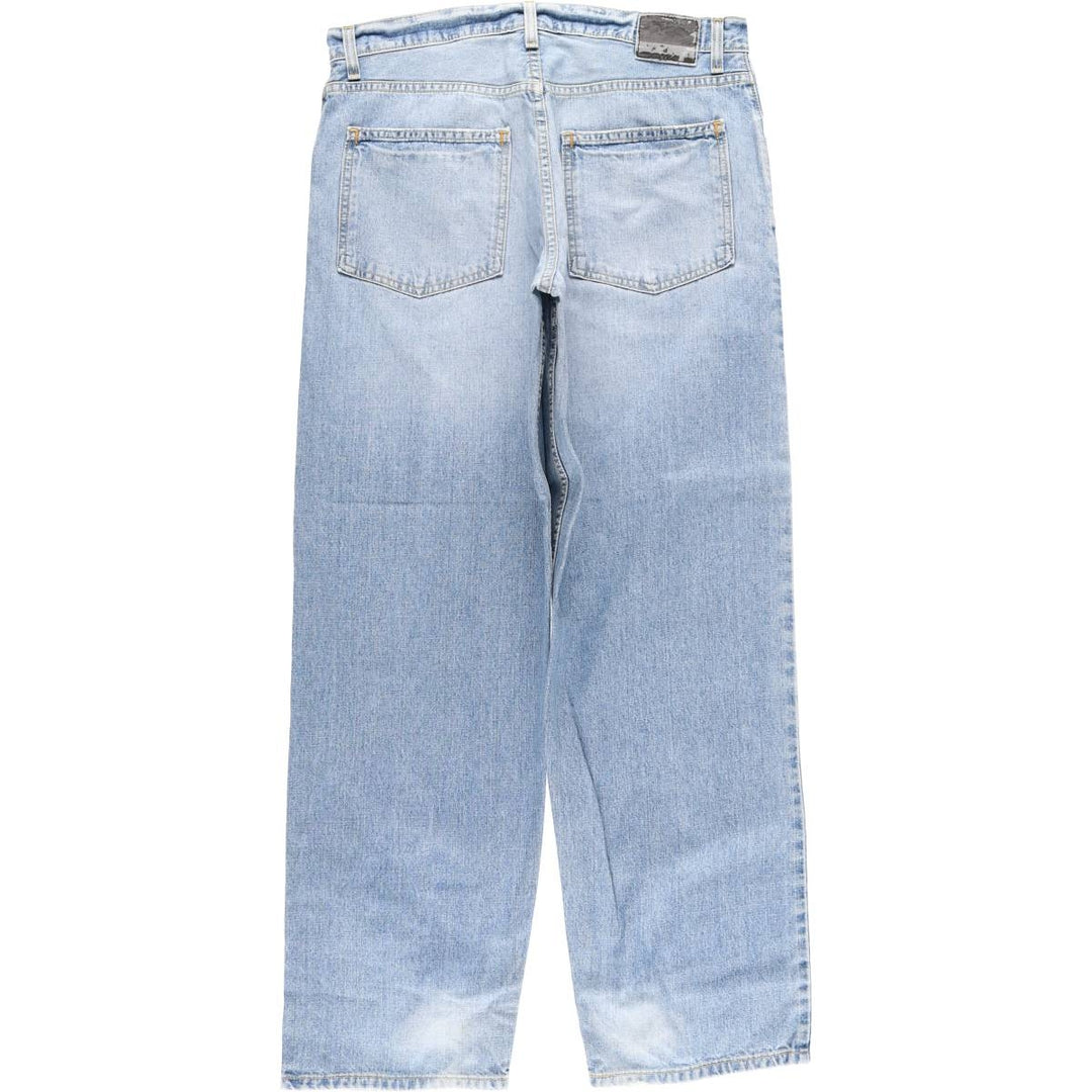 00'S Levi's SILVER TAB BAGGY tapered denim pants for men, size w34 cotton blue type Vintage Second Hand