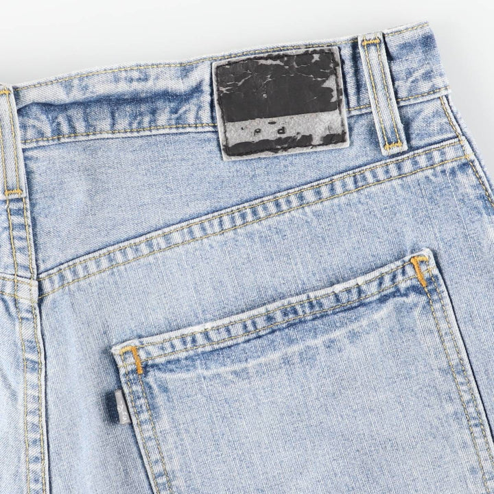 00'S Levi's SILVER TAB BAGGY tapered denim pants for men, size w34 cotton blue type Vintage Second Hand